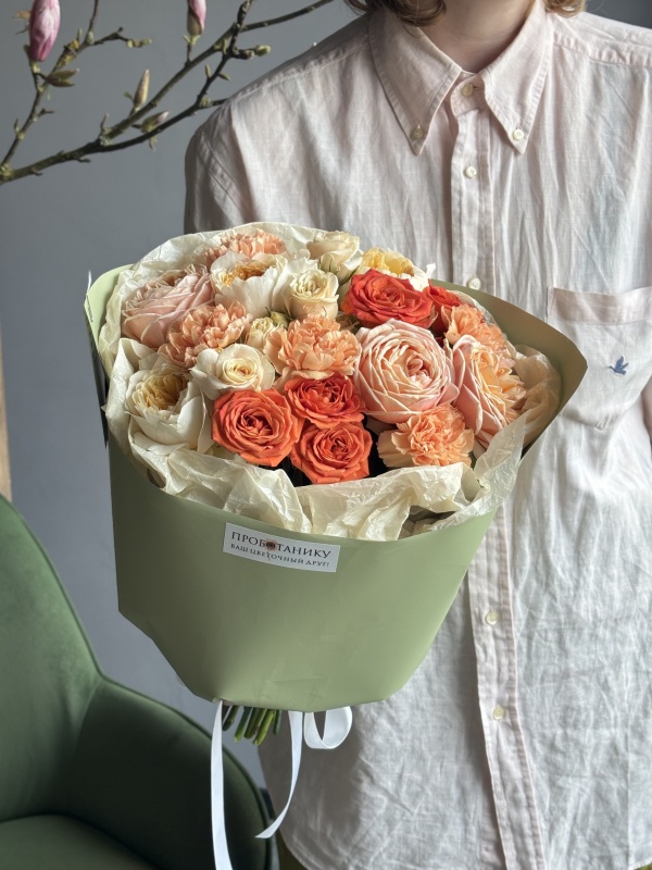 Букет с миксом роз