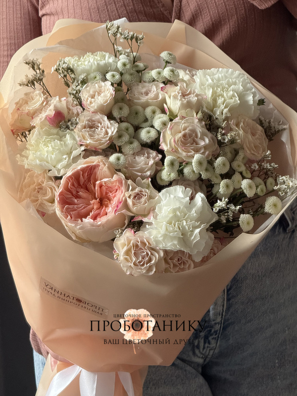 Букет с пионовидной розой