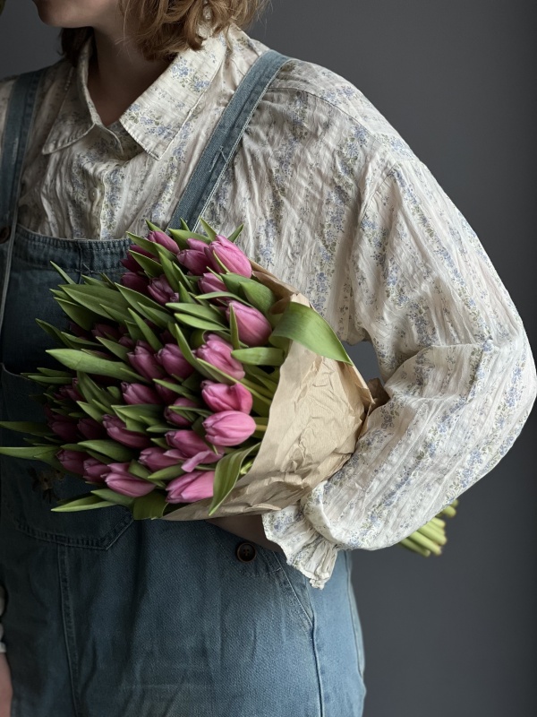 Тюльпаны, розовые