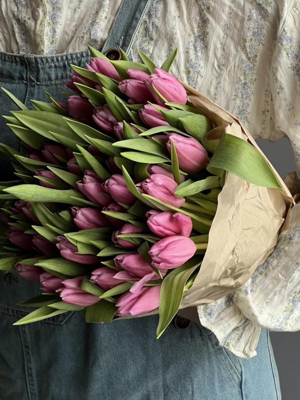 Тюльпаны, розовые