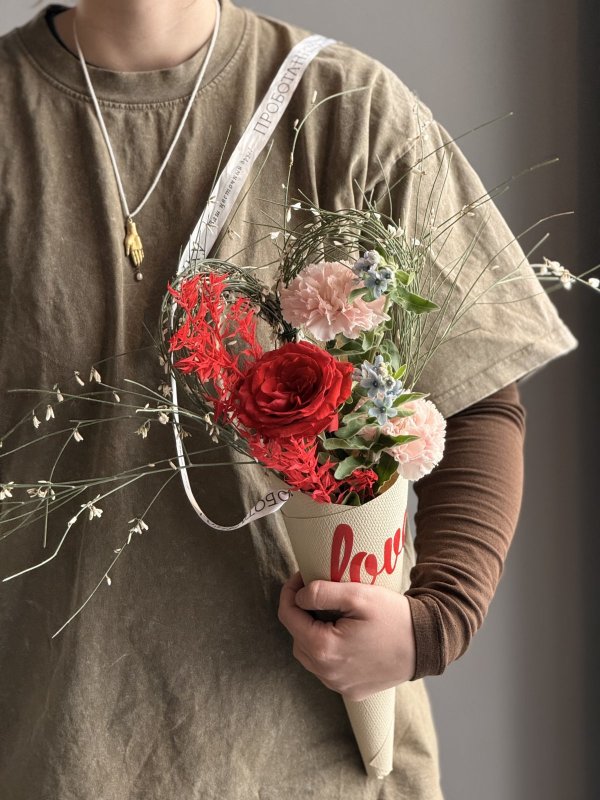 Букет-валентика